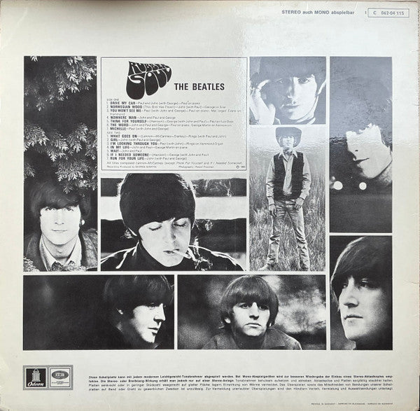 The Beatles : Rubber Soul (LP, Album, RE, Ora)