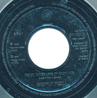 Simply Red : Never Never Love (7", Jukebox)