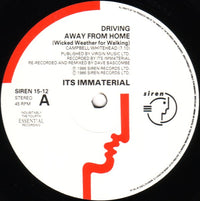 It's Immaterial : Driving Away From Home (Wicked Weather For Walking) (12")