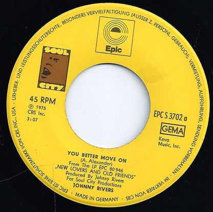 Johnny Rivers : You Better Move On (7", Single)