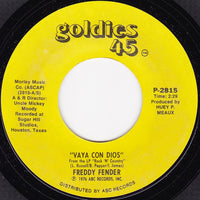 Freddy Fender (2) : Vaya Con Dios / Sugar Coated Love (7", Single, RE)