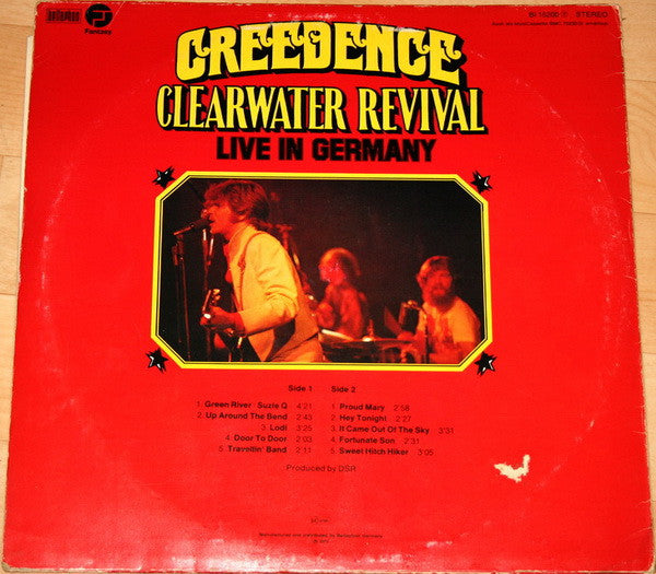 Creedence Clearwater Revival : Live In Germany (LP, Album, RE)