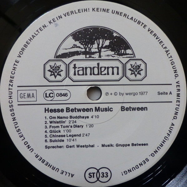 Between : Hesse Between Music (LP, Album, RE)