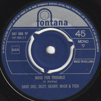 Dave Dee, Dozy, Beaky, Mick & Tich : Touch Me, Touch Me / Nose For Trouble (7", Single, Mono)