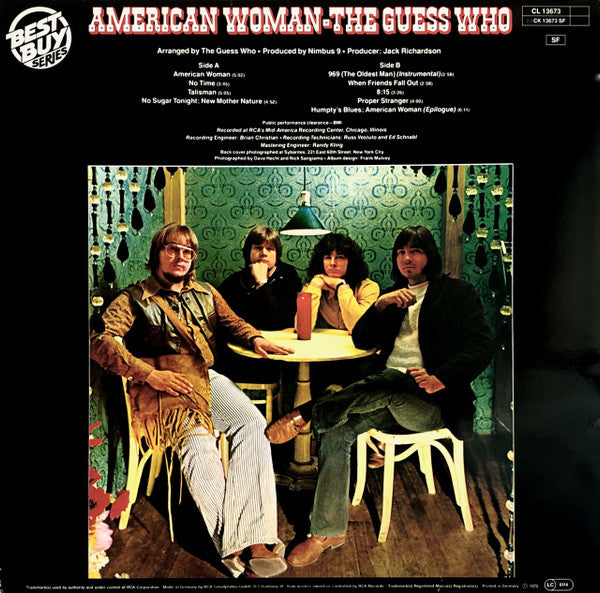 The Guess Who : American Woman (LP, Album, RE)