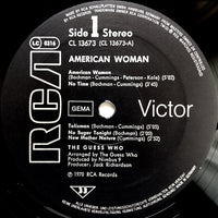 The Guess Who : American Woman (LP, Album, RE)