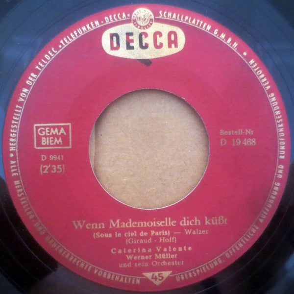 Caterina Valente : Parlez-Moi D'Amour (7", Single)