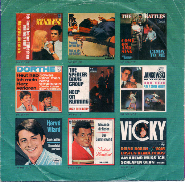 Die Valendras : Jacky Jones (So La La - Ha Ha Ha) (7", Single, Mono)