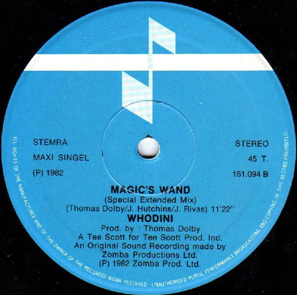 Whodini : Magic's Wand (12", Maxi)