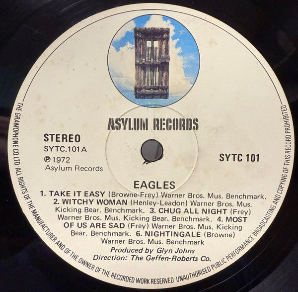 Eagles : Eagles (LP, Album, Gat)