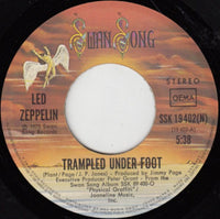 Led Zeppelin : Trampled Under Foot / Black Country Woman (7", Single)