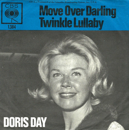 Doris Day : Move Over Darling / Twinkle Lullaby (7", Single, Blu)