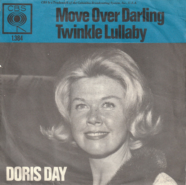 Doris Day : Move Over Darling / Twinkle Lullaby (7", Single, Blu)