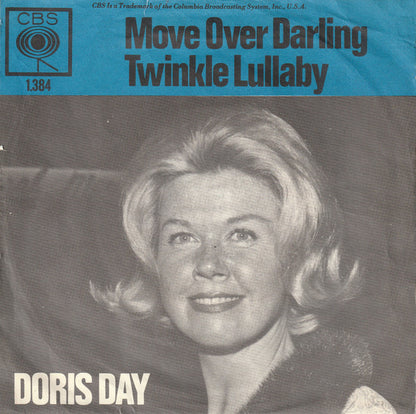 Doris Day : Move Over Darling / Twinkle Lullaby (7", Single, Blu)