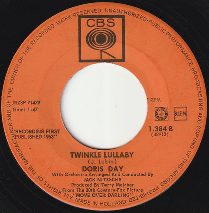 Doris Day : Move Over Darling / Twinkle Lullaby (7", Single, Blu)