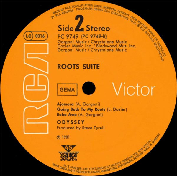 Odyssey (2) : Going Back To My Roots (12", Single)