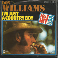 Don Williams (2) : I'm Just A Country Boy (7", Single)