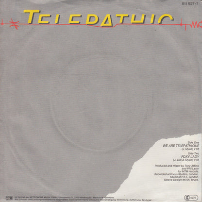 Telepathic : We Are Telepathique (7", Single)