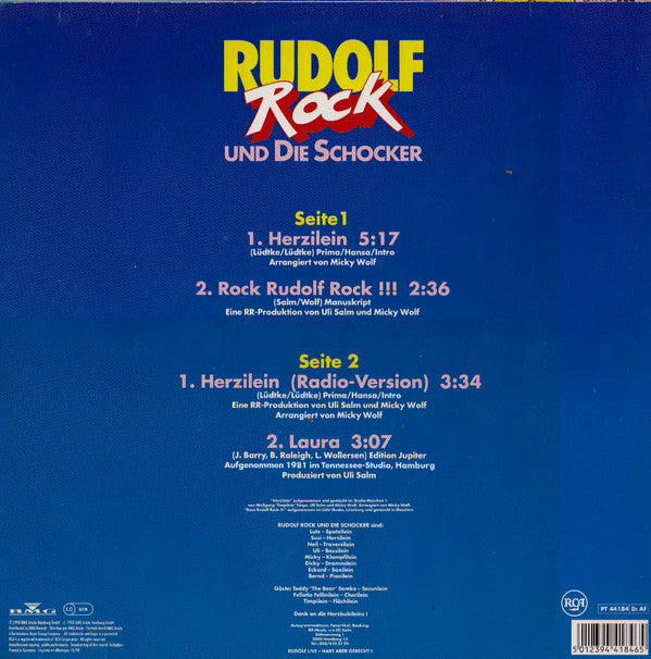 Rudolf Rock & Die Schocker : Herzilein (12")