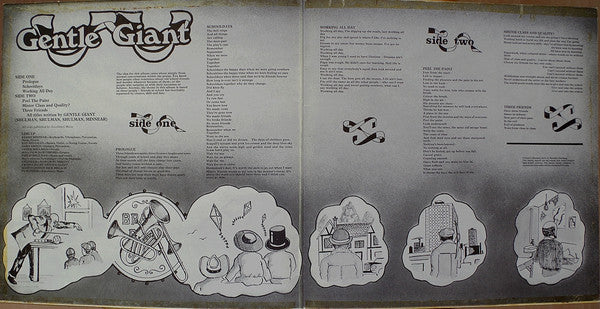 Gentle Giant : Three Friends (LP, Album, RE, Gat)