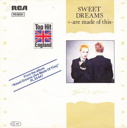 Eurythmics - Sweet Dreams (Are Made Of This) (7", Single) (Very Good Plus (VG+))