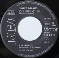 Eurythmics : Sweet Dreams (Are Made Of This) (7", Single)