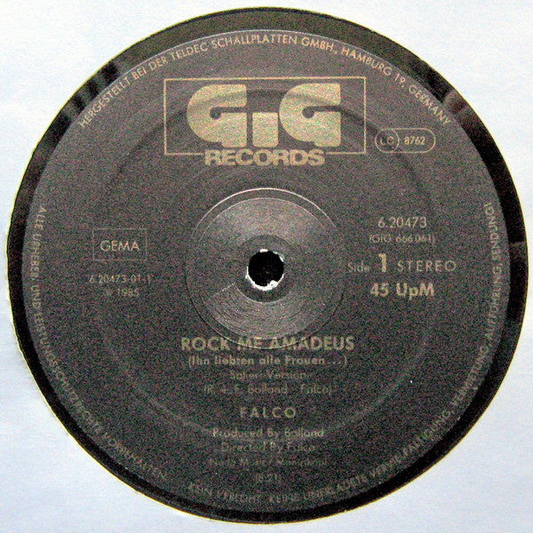 Falco : Rock Me Amadeus (Salieri-Version) (12", Maxi)