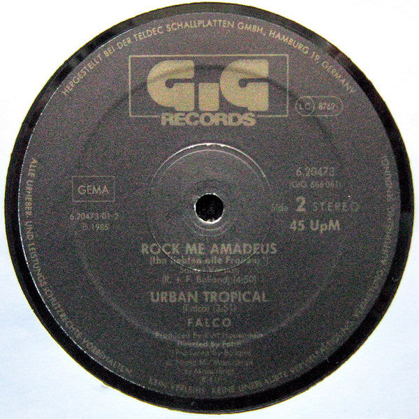 Falco : Rock Me Amadeus (Salieri-Version) (12", Maxi)