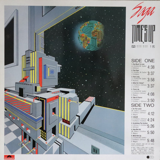 Saga (3) : Time's Up (LP, Comp)