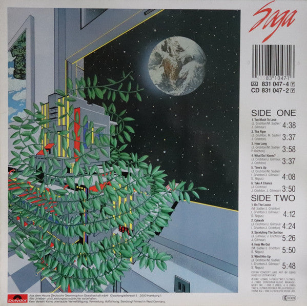 Saga (3) : Time's Up (LP, Comp)