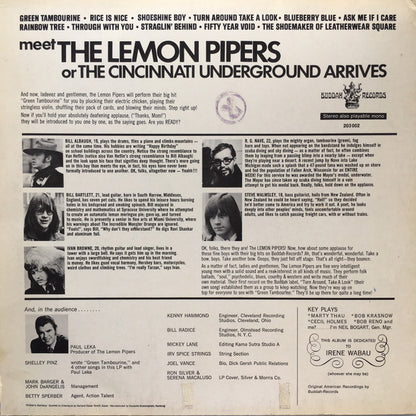 The Lemon Pipers : Green Tambourine (LP, Album)