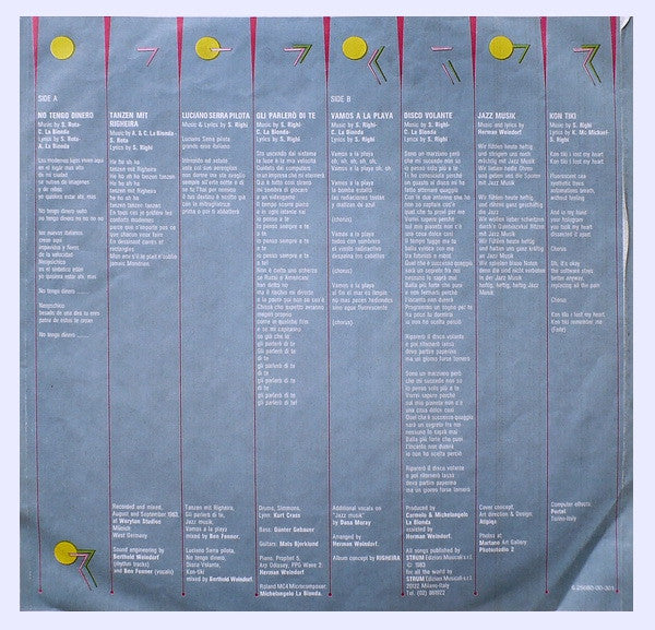 Righeira : Righeira (LP, Album)