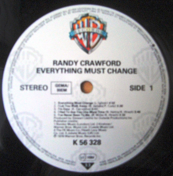 Randy Crawford : Everything Must Change (LP, Album, RE)