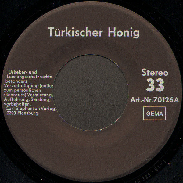 Unknown Artist : Türkischer Honig (7")
