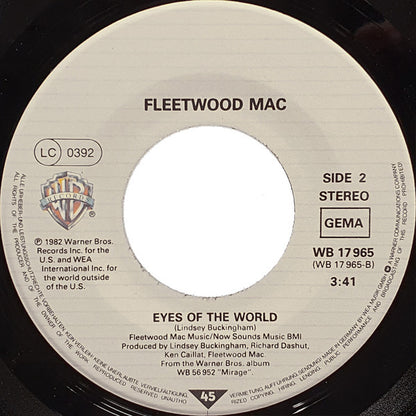 Fleetwood Mac : Hold Me (7", Single)