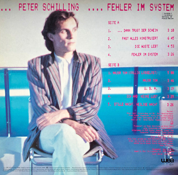 Peter Schilling : Fehler Im System (LP, Album, Lab)