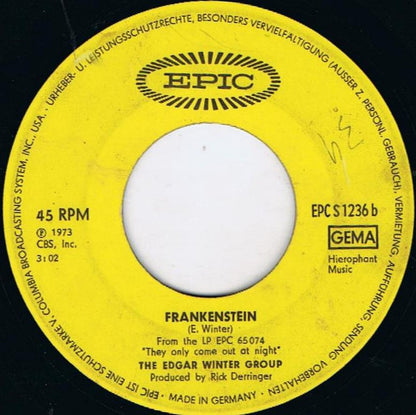 The Edgar Winter Group : Hangin' Around (7", Single)