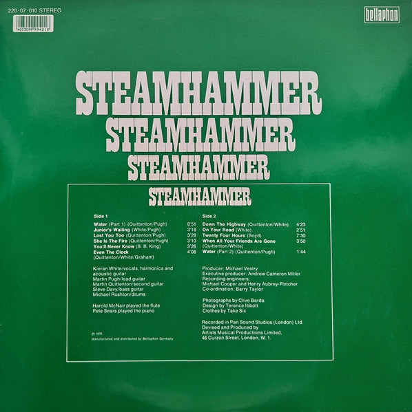 Steamhammer : Steamhammer (LP, Album, RE)