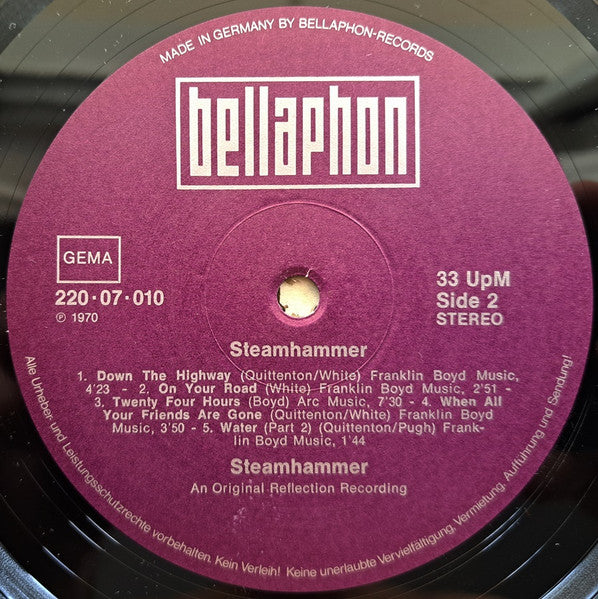 Steamhammer : Steamhammer (LP, Album, RE)