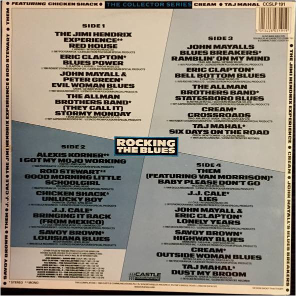Various : Rocking The Blues (2xLP, Comp, Mono)