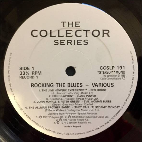 Various : Rocking The Blues (2xLP, Comp, Mono)