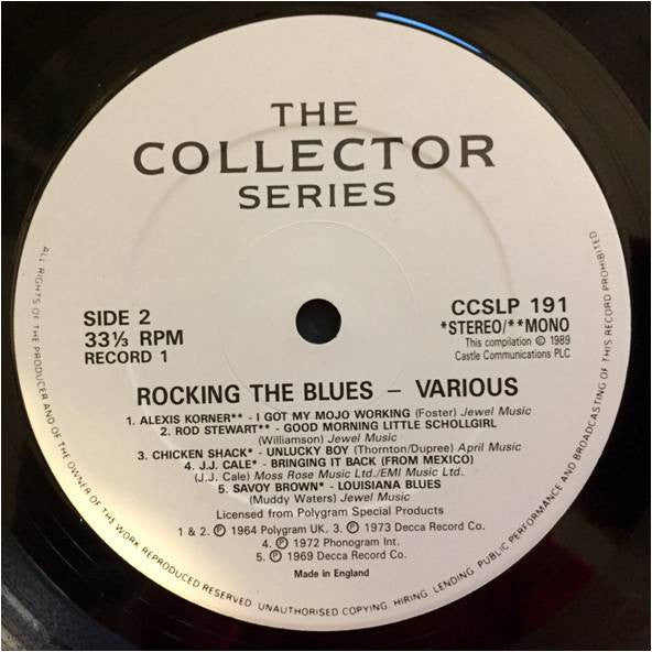 Various : Rocking The Blues (2xLP, Comp, Mono)