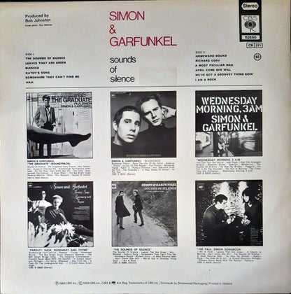 Simon & Garfunkel : Sounds Of Silence (LP, Album, RE)