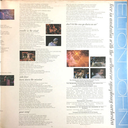 Elton John : Live In Australia (With The Melbourne Symphony Orchestra) (2xLP)