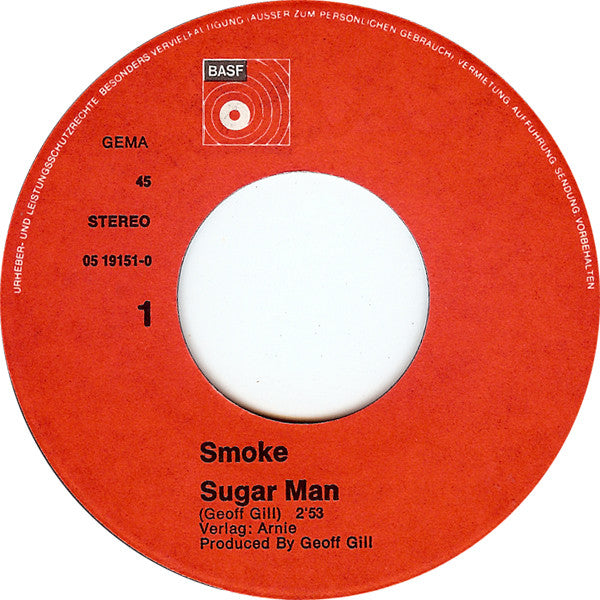 Smoke* : Sugar Man (7", Single)