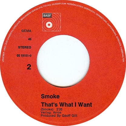 Smoke* : Sugar Man (7", Single)