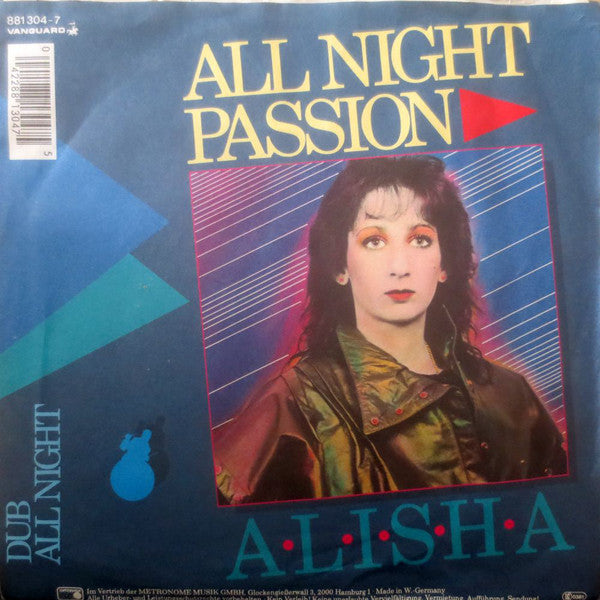 Alisha : All Night Passion (7")