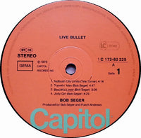 Bob Seger And The Silver Bullet Band : 'Live' Bullet (2xLP, Album, RE, Red)
