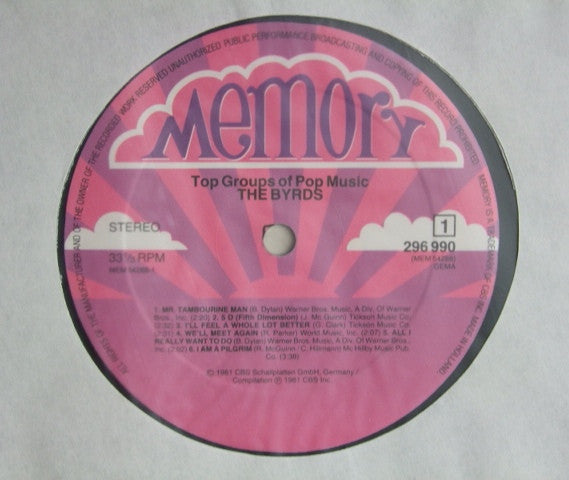 The Byrds : Top Groups Of Pop Music (LP, Comp)