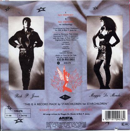 Scarlet Fantastic : No Memory (7", Single)